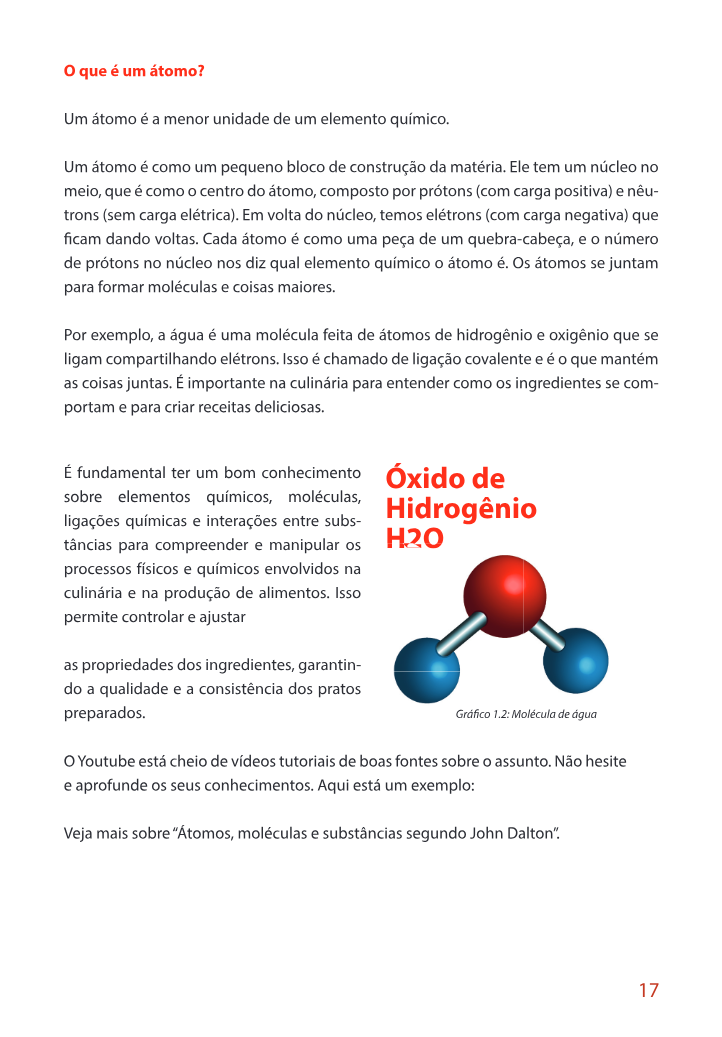 Página 18 - Capítulo 2: Química na Confeitaria