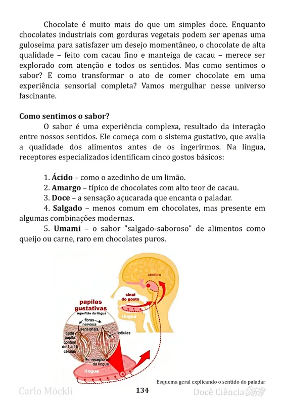 Página 134 do Livro Doce Ciência