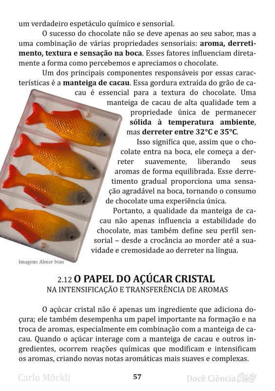Página 57 do Livro Doce Ciência