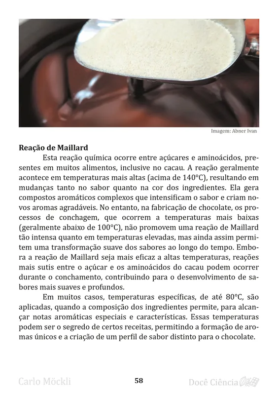 Página 58 do Livro Doce Ciência